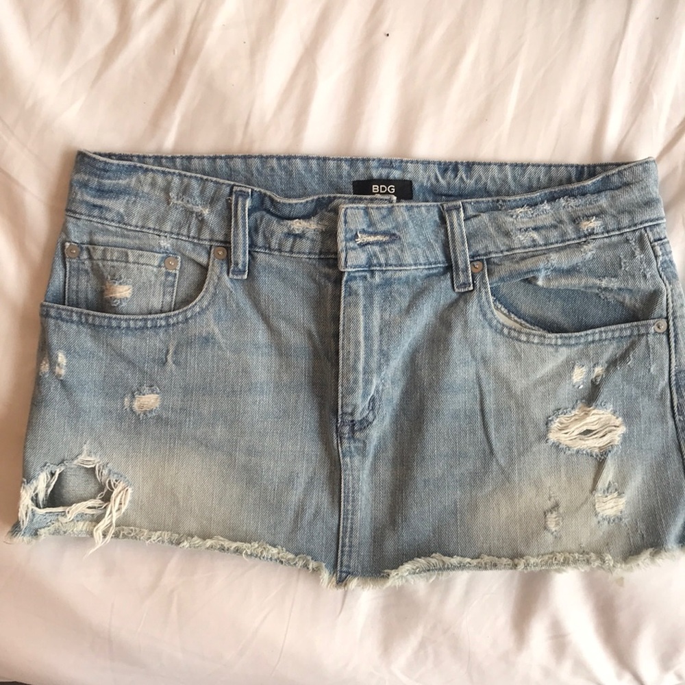 BDG jean skirt